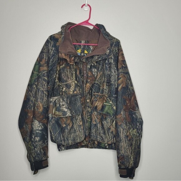 Hodgman camo hunting zip front utility big pockets jacket size medium - Picture 1 of 5